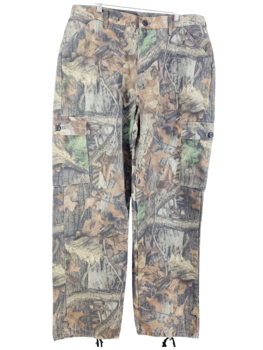 Liberty Mens Large Camo Cargo Hunting Pants Adjustable Hem